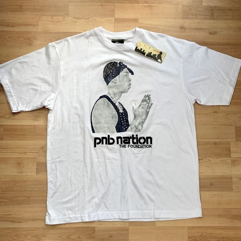 Deadstock Vintage 90's PNB Nation Silkk The Shocker Hip Hop Rap T-shirt No Limit
